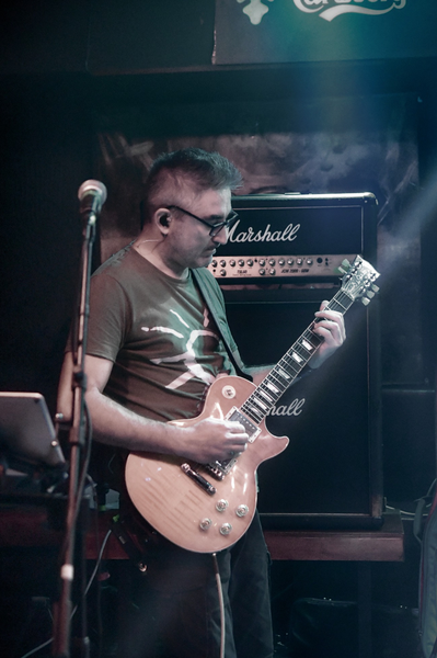 George Charalampidis, guitarist for Event Horizon